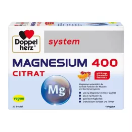 DOPPELHERZ Magnis 400 Citrato sistema Granulės, 20 vnt