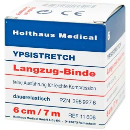 LANGZUGBINDE smulkus Ypsistretch 6 cmx7 m, 1 vnt