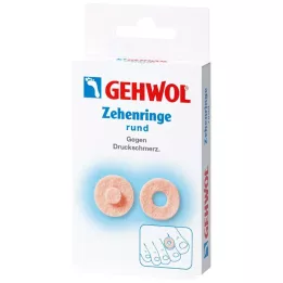 GEHWOL Pirštų žiedai apvalūs, 9 vnt