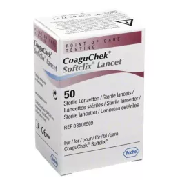 COAGUCHEK Softclix Lancet, 50 vnt