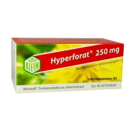 HYPERFORAT 250 mg plėvele dengtos tabletės, 100 vnt