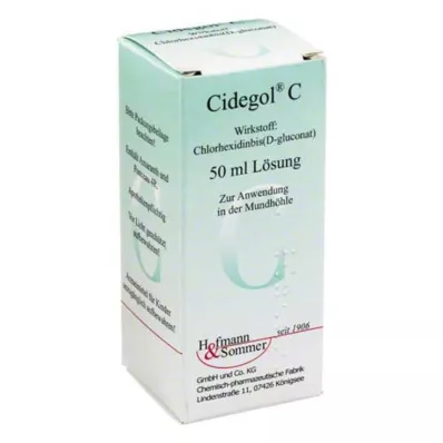 CIDEGOL C tirpalas, 50 ml CIDEGOL C tirpalas, 50 ml