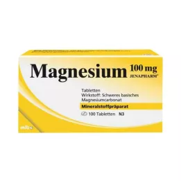 MAGNESIUM 100 mg Jenafarm tabletės, 100 vnt