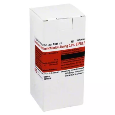 ISOTONISCHE NaCl tirpalas 0,9% Eifelfango, 100 ml
