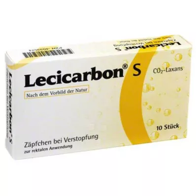 LECICARBON S CO2 Laxans žvakutės, 10 vnt LECICARBON S CO2 Laxans žvakutės, 10 vnt