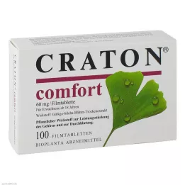 CRATON Comfort plėvele dengtos tabletės, 100 vnt