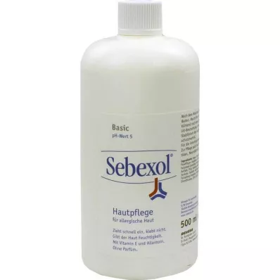 SEBEXOL Pagrindinės sudėties emulsija, 500 ml SEBEXOL Pagrindinės sudėties emulsija, 500 ml