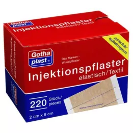 GOTHAPLAST Injekcinis pleistras 2x6 cm, 220 vnt