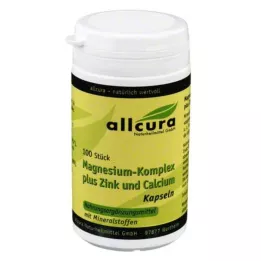 MAGNESIUM KOMPLEX su cinko ir kalcio kapsulėmis, 100 vnt