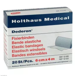DEDERON Fiksaciniai tvarsčiai 6 cmx4 m, 20 vnt