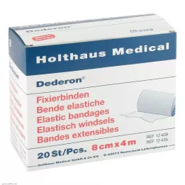 DEDERON Fiksaciniai tvarsčiai 8 cmx4 m, 20 vnt