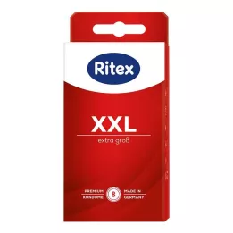 RITEX XXL Prezervatyvai, 8 vnt