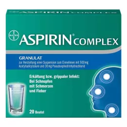 ASPIRIN COMPLEX Btl.m.Gran.z.Herst.e.Susp.z.Einn., 20 vnt