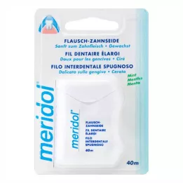 MERIDOL Flausch dantų siūlas vaškuotas, 40 m