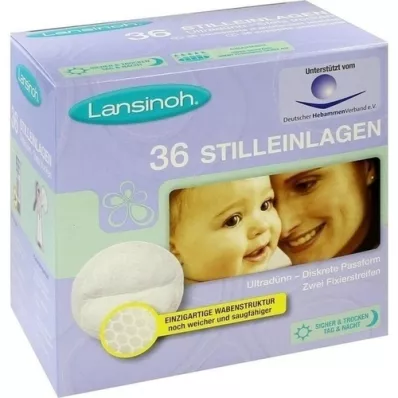 LANSINOH Maitinimo įklotai, 36 vnt
