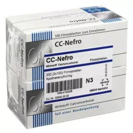 CC-NEFRO Plėvele dengtos tabletės, 200 vnt