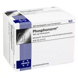 PHOSPHONORM Kietos kapsulės, 200 vnt