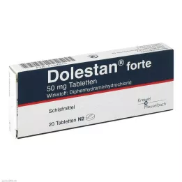 DOLESTAN forte tabletės, 20 vnt