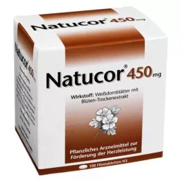 NATUCOR 450 mg plėvele dengtos tabletės, 100 vnt