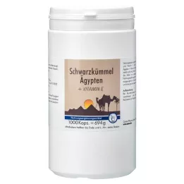 SCHWARZKÜMMEL ÄGYPTEN+E kapsulės, 1000 vnt