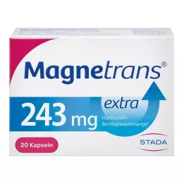 MAGNETRANS extra 243 mg kietos kapsulės, 20 vnt