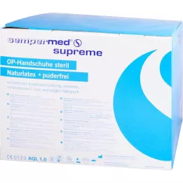 SEMPERMED Supreme OP-Handsch.steril milteliaifr.8,5 dydis, 50X2 vnt
