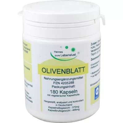 OLIVENBLATT-Ekstraktas Vegi kapsulės, 180 vnt