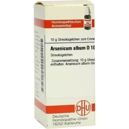 ARSENICUM ALBUM D 1000 rutuliukų, 10 g