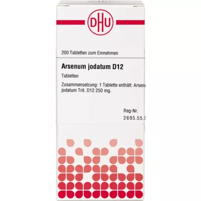 ARSENUM JODATUM D 12 tablečių, 200 vnt
