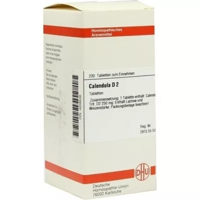 CALENDULA D 2 tabletės, 200 vnt