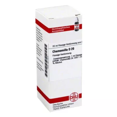 CHAMOMILLA D 20 Skiedimas, 20 ml