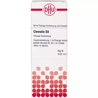 CLEMATIS D 3 Skiedimas, 50 ml CLEMATIS D 3 Skiedimas, 50 ml