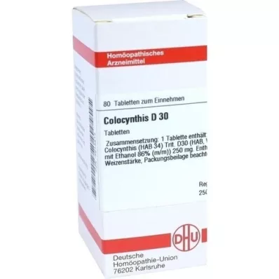 COLOCYNTHIS D 30 tablečių, 80 vnt