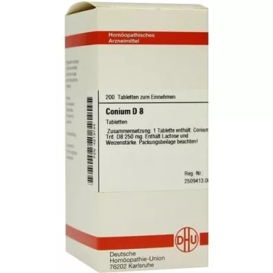 CONIUM D 8 tabletės, 200 vnt CONIUM D 8 tabletės, 200 vnt
