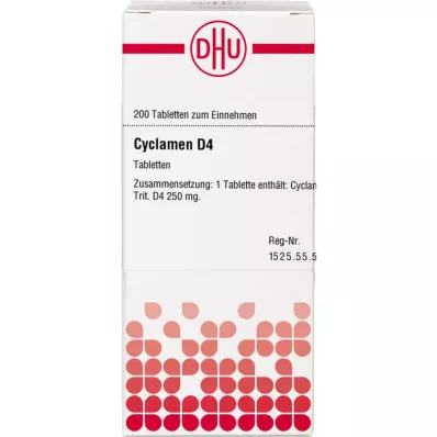 CYCLAMEN D 4 tabletės, 200 vnt CYCLAMEN D 4 tabletės, 200 vnt