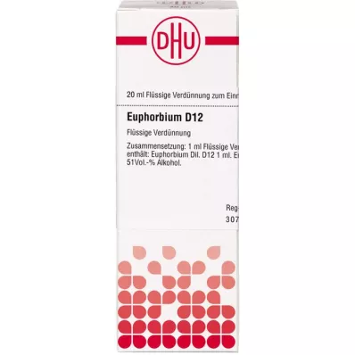 EUPHORBIUM D 12 Skiedimas, 20 ml