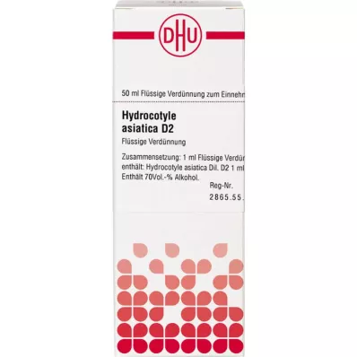 HYDROCOTYLE asiatica D 2 skiedimas, 50 ml HYDROCOTYLE asiatica D 2 skiedimas, 50 ml