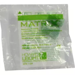 HOWARD „Leight Matrix“ žalios spalvos ausų kištukai, 2 vnt