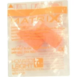 HOWARD Leight Matrix oranžiniai ausų kištukai, 2 vnt