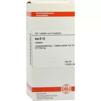 IRIS D 12 tablečių, 200 vnt