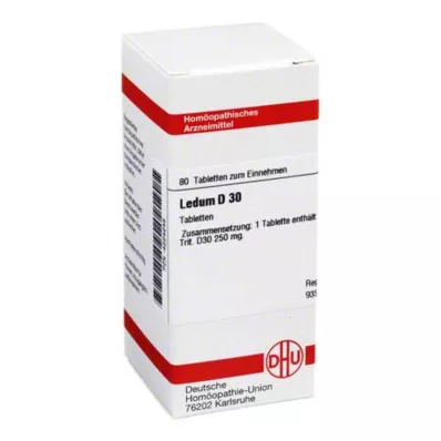 LEDUM D 30 tablečių, 80 vnt