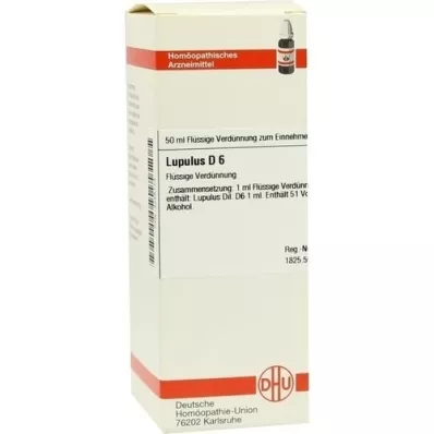 LUPULUS D 6 Skiedimas, 50 ml LUPULUS D 6 Skiedimas, 50 ml