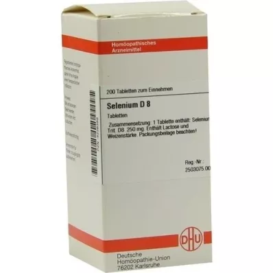 SELENIUM D 8 tabletės, 200 vnt