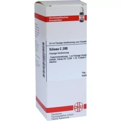 SILICEA C 200 praskiedimas, 50 ml