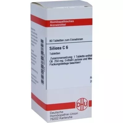 SILICEA C 6 tabletės, 80 vnt SILICEA C 6 tabletės, 80 vnt