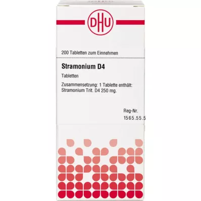 STRAMONIUM D 4 tabletės, 200 vnt STRAMONIUM D 4 tabletės, 200 vnt