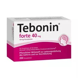 TEBONIN forte 40 mg plėvele dengtos tabletės, 200 vnt