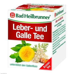BAD HEILBRUNNER Kepenų ir Galle arbatos filtrų maišeliai, 8x1,75 g