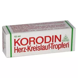 KORODIN Peroraliniai širdies ir kraujagyslių lašai, 10 ml