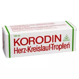 KORODIN Peroraliniai širdies ir kraujagyslių lašai, 100 ml